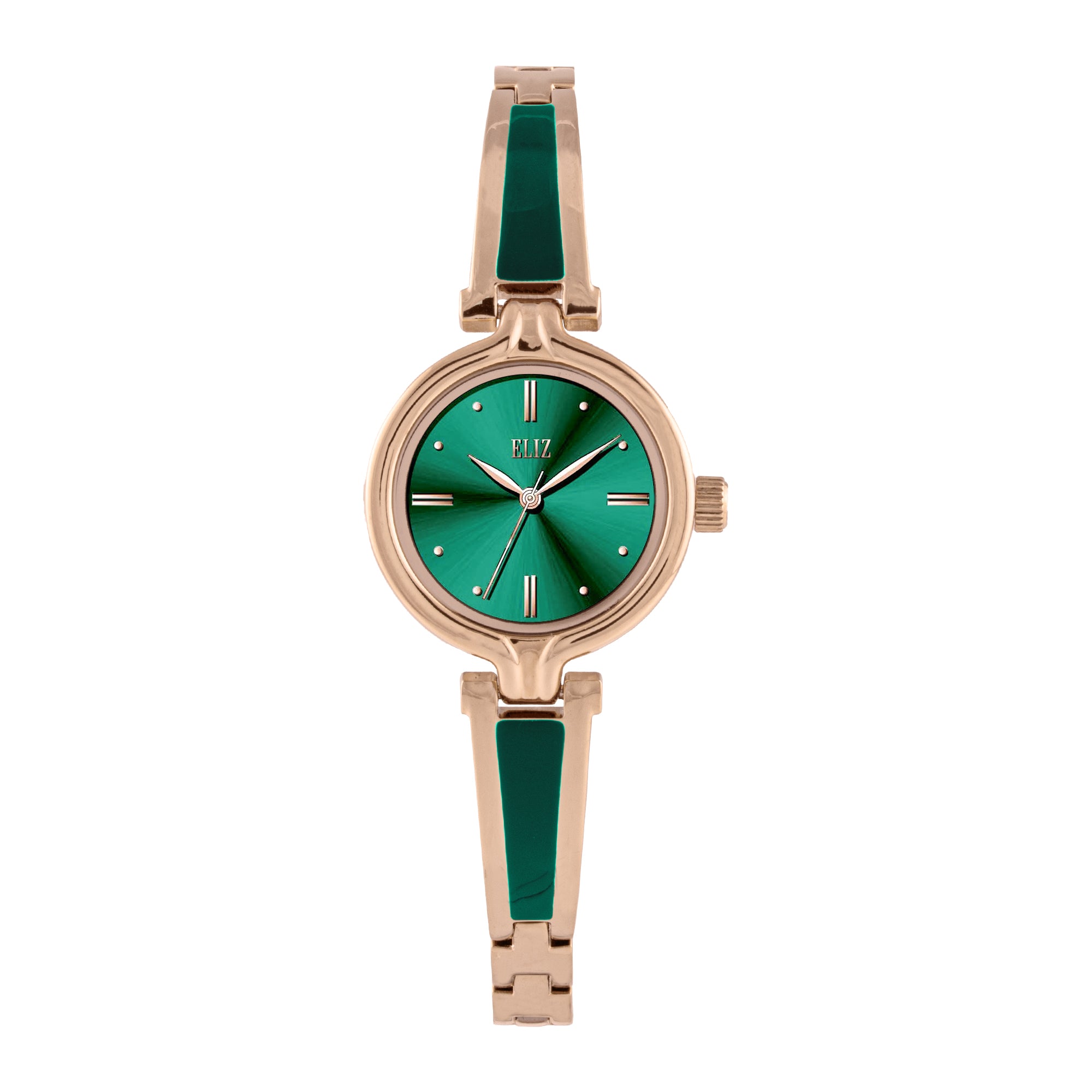 ELIZ ES8951L2RER Metal Case and Bracelet 3-Hands Women's Watch