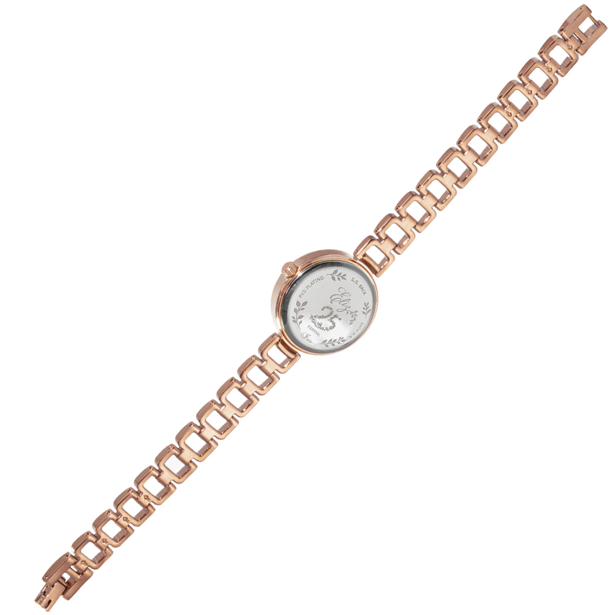 ELIZ ES8956L2RPR Metal Case and Bracelet 3-Hands Women's Watch (Copy)