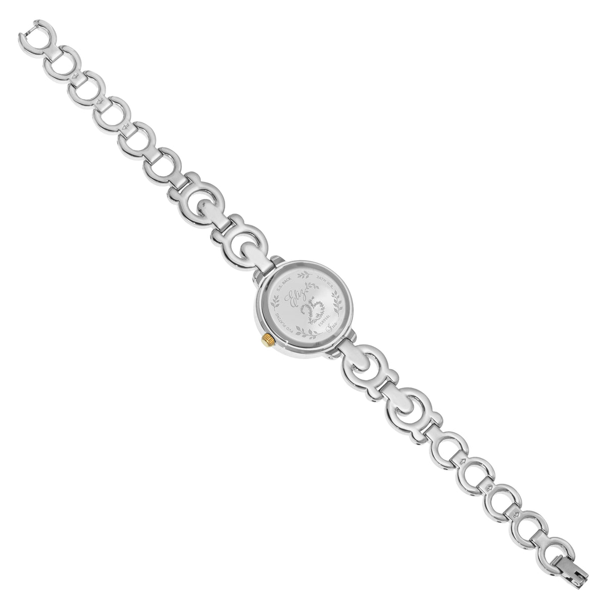 ELIZ ES8958L2TST Metal Case and Bracelet 3-Hands Women's Watch