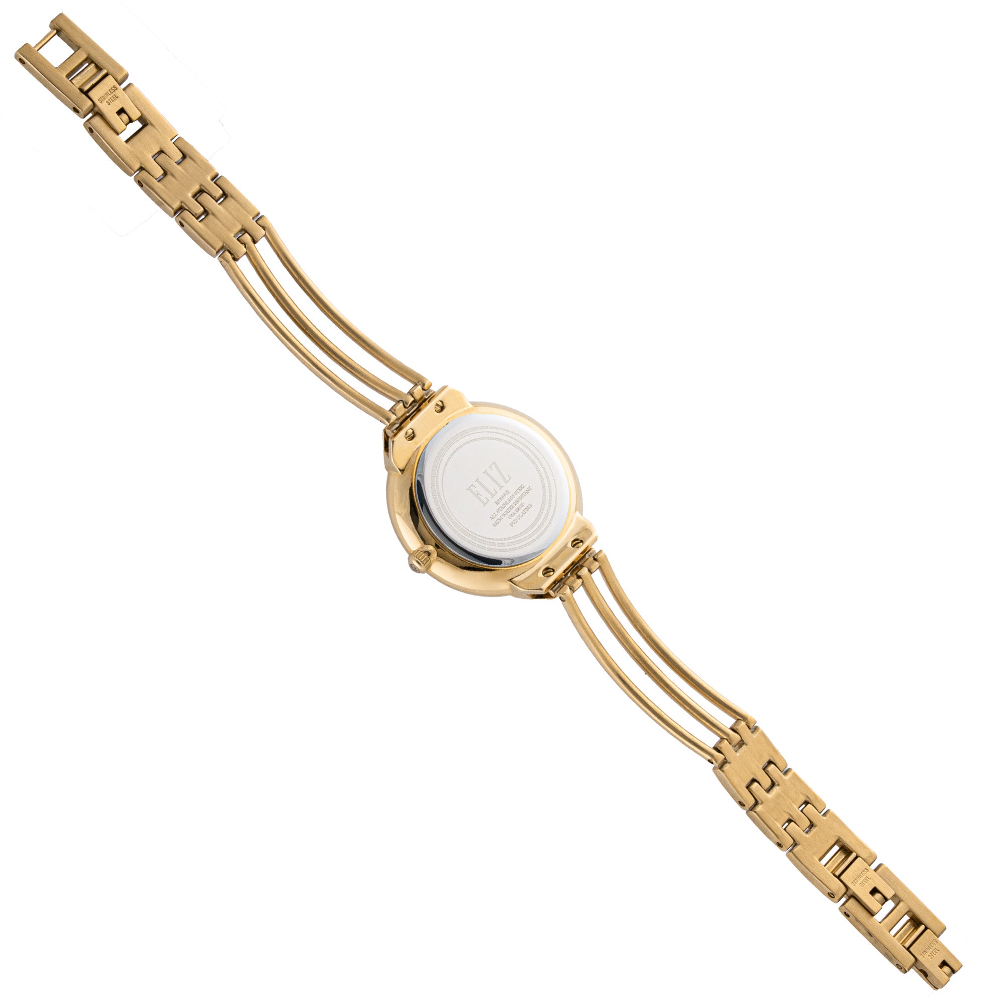 ELIZ ES8962L2GCG SS Case & Band Two-hands Women's Watch