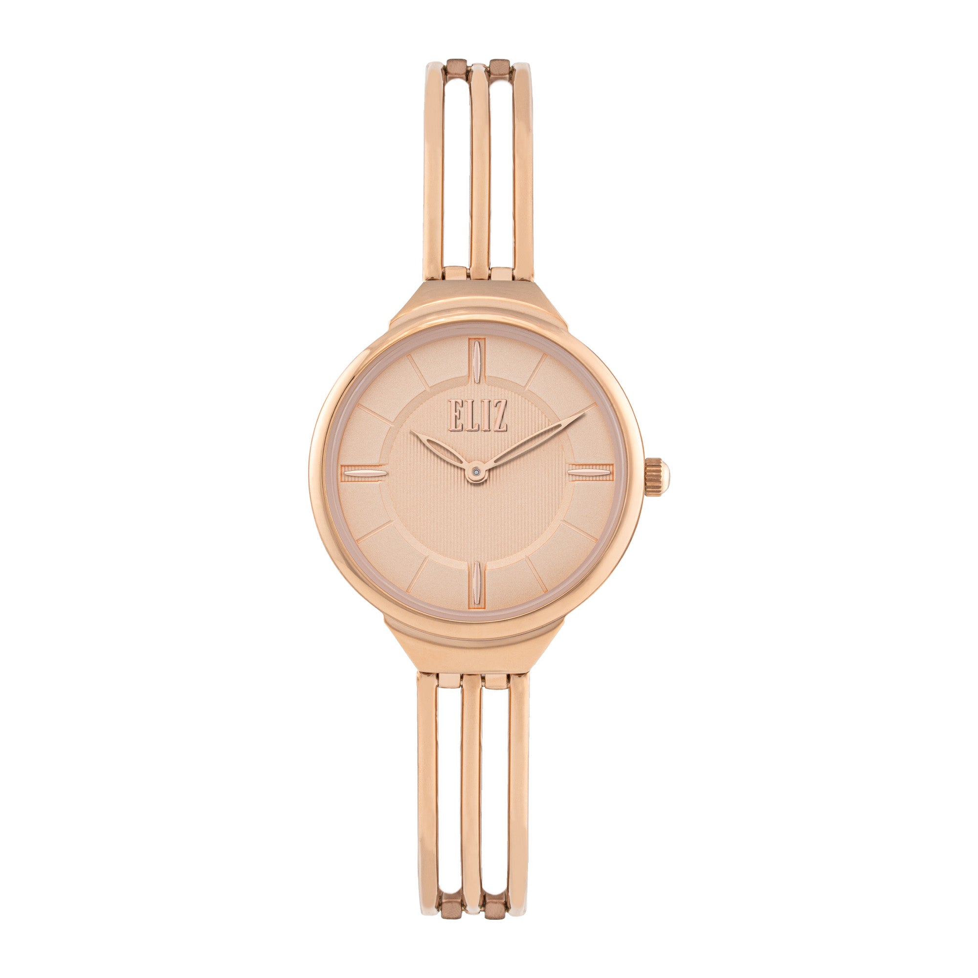 ELIZ ES8962L2RPR SS Case & Band Two-hands Women's Watch