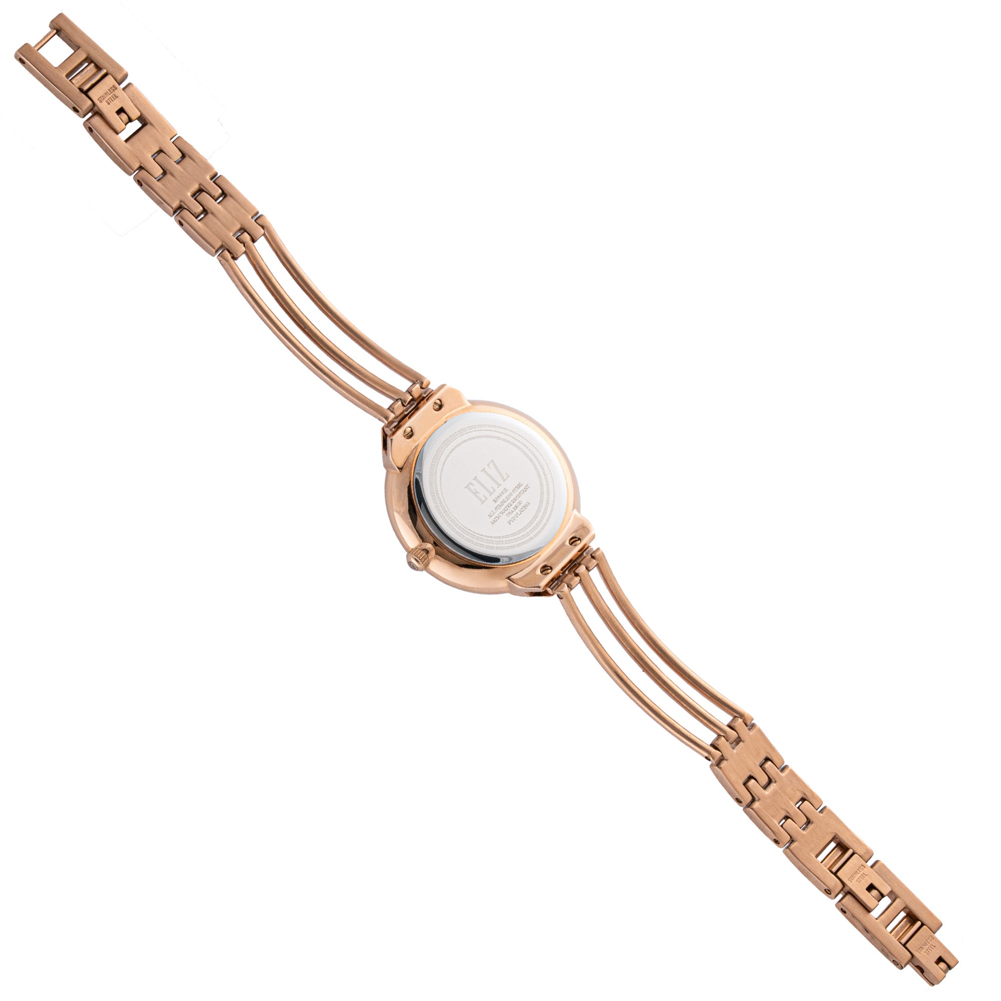 ELIZ ES8962L2RPR SS Case & Band Two-hands Women's Watch
