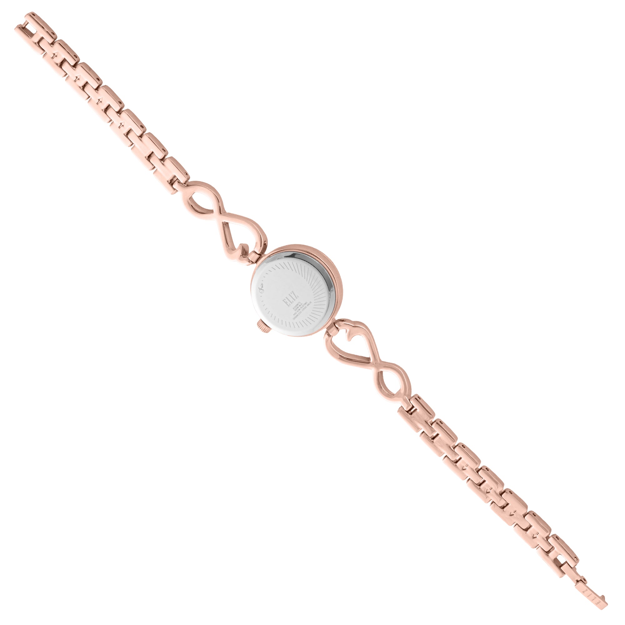 ELIZ ES8967L2RPR Metal Case and Bracelet 3-Hands Women's Watch