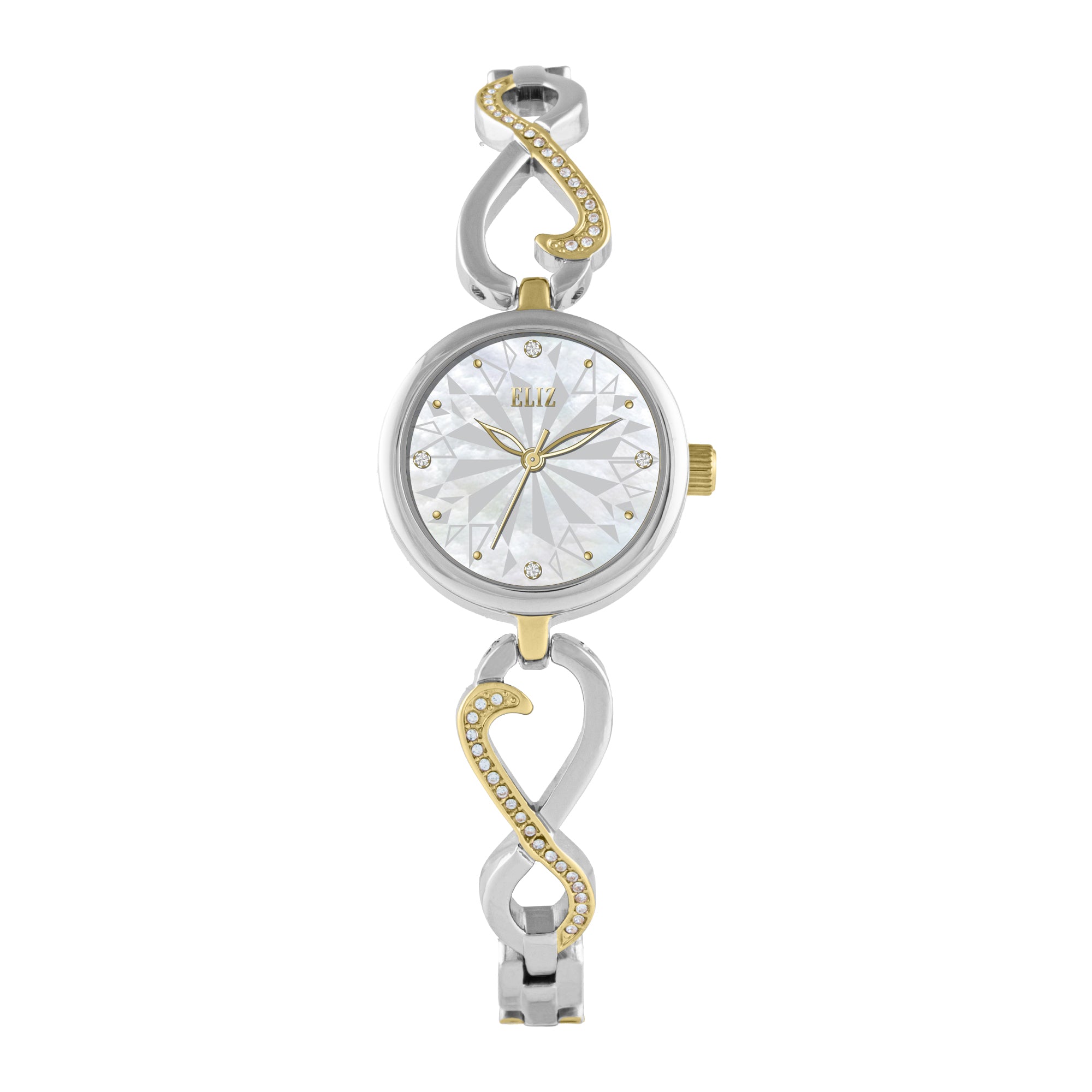ELIZ ES8967L2THT Metal Case and Bracelet 3-Hands Women's Watch