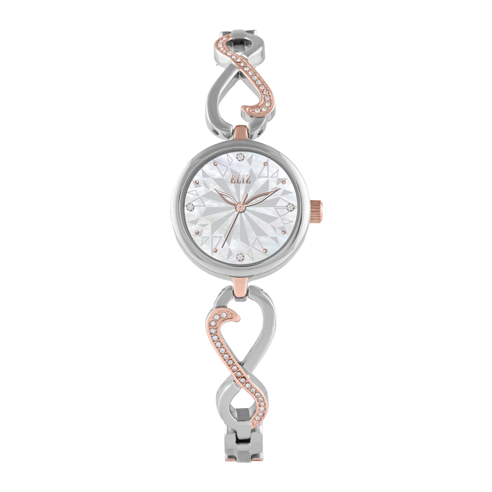 ELIZ ES8967L2UHU Metal Case and Bracelet 3-Hands Women's Watch