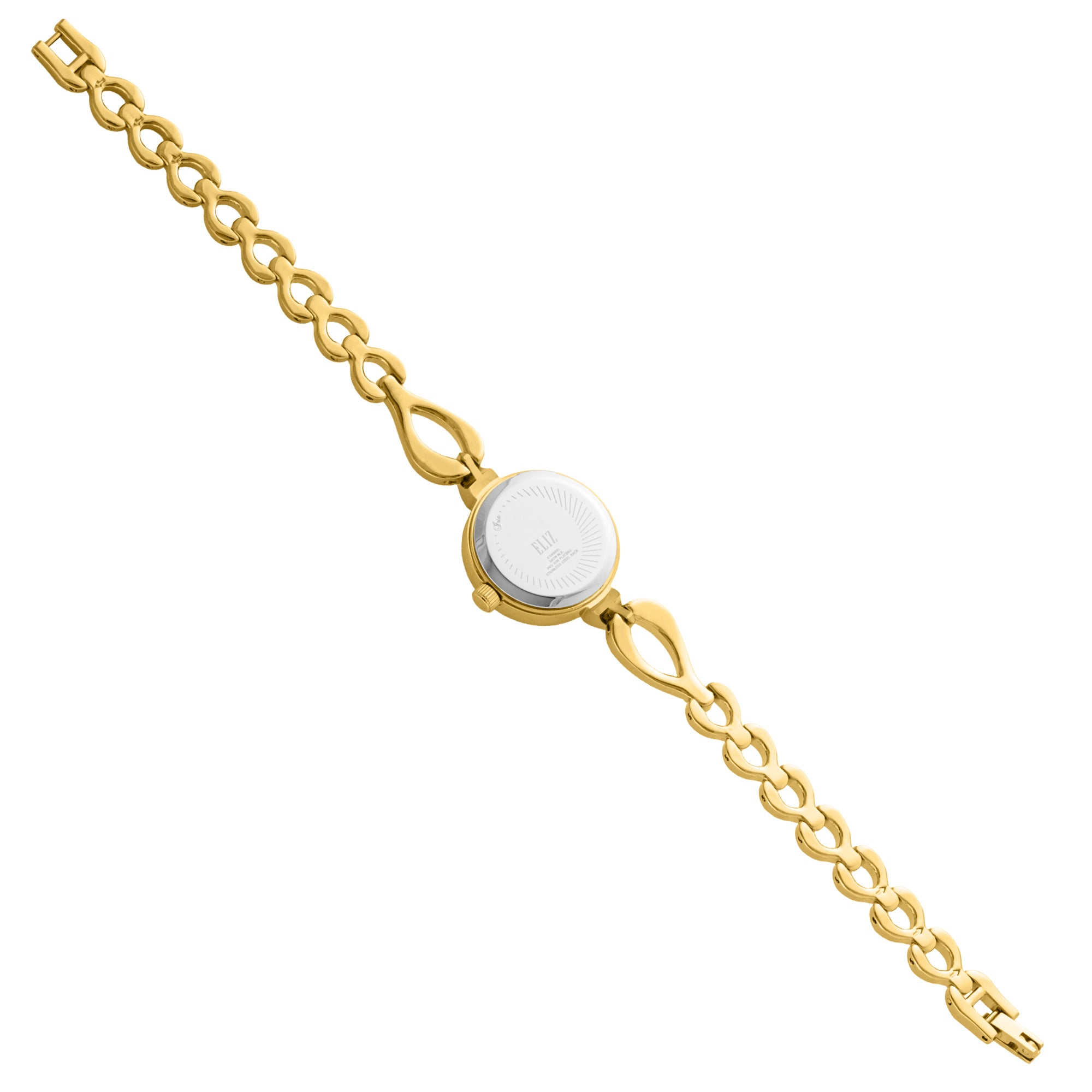 ELIZ ES8968L2GVG Metal Case and Bracelet 3-Hands Women's Watch