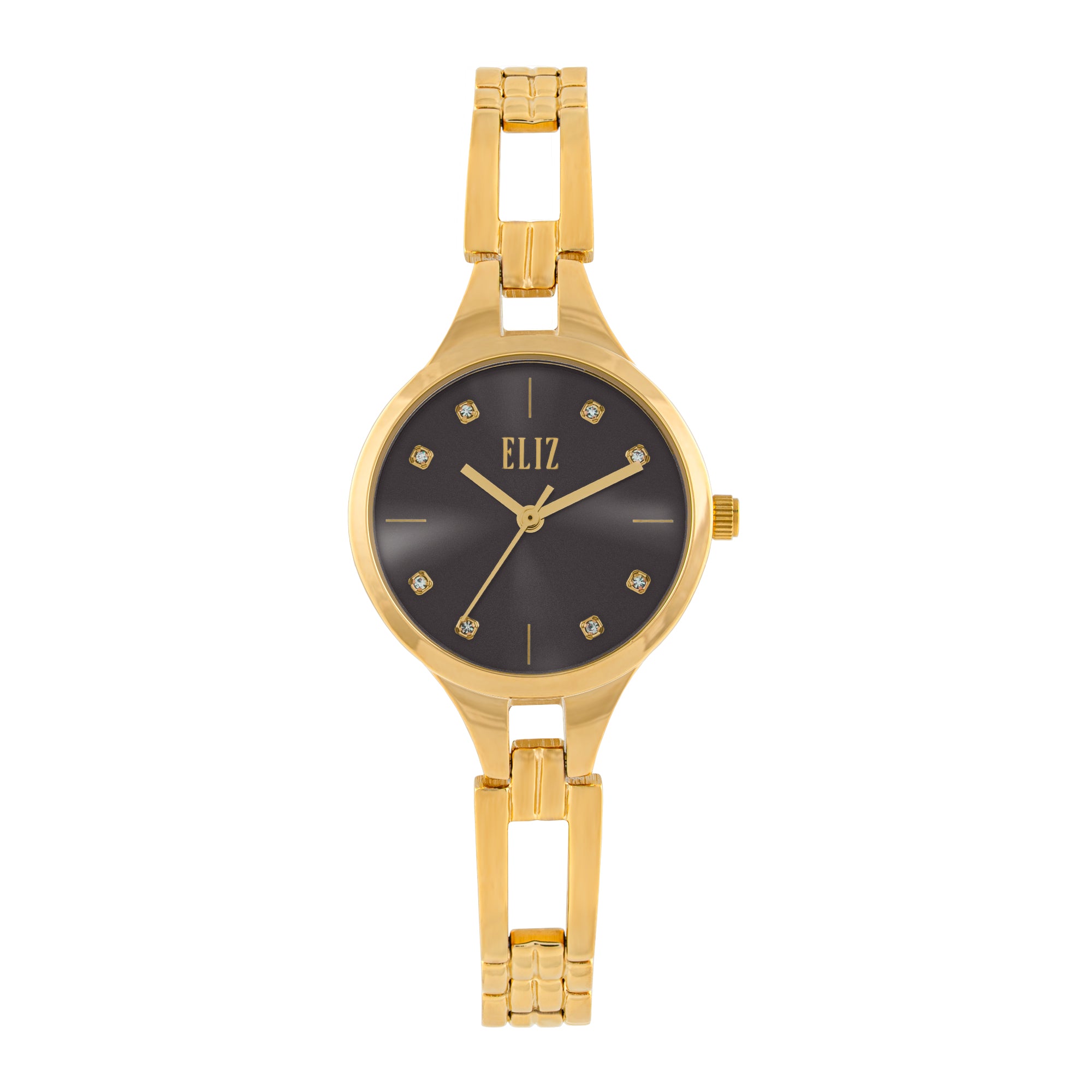 ELIZ ES8996L2GGG Metal Case and Bracelet Three-hands Women's Watch