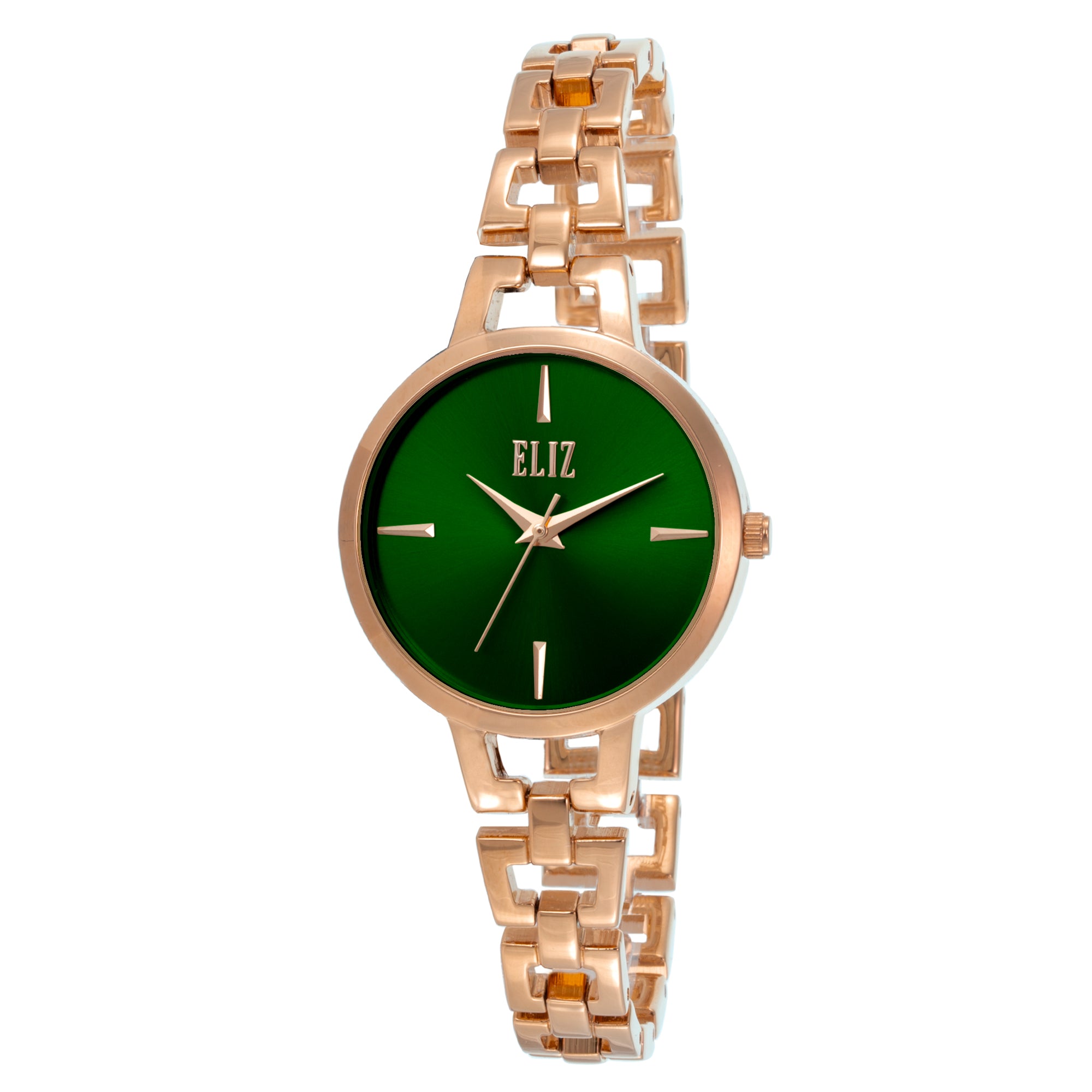 ELIZ ES8999L2RER Metal Case and Bracelet 3-Hands Women's Watch