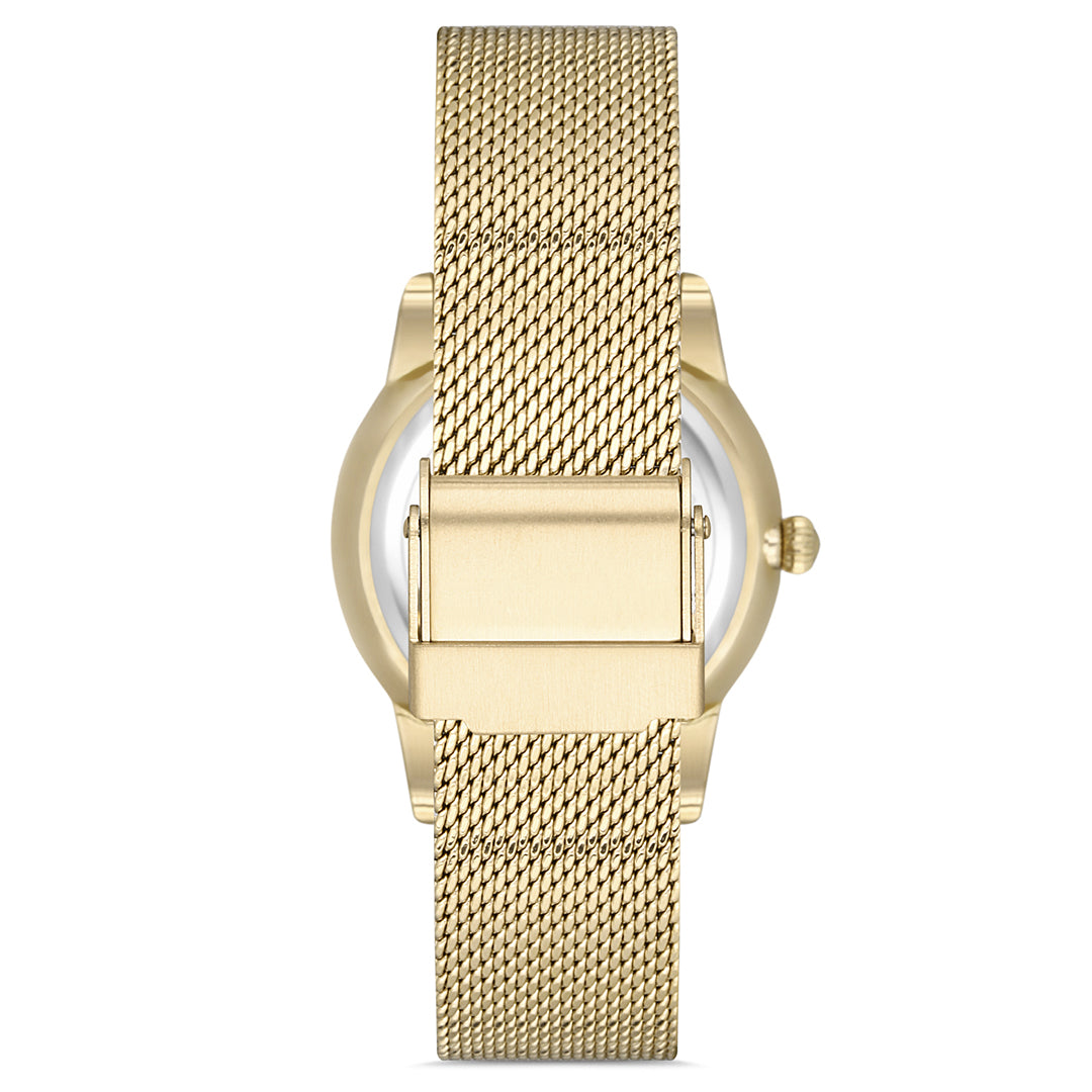 FERRO F21182C-B SS Caseback & Mesh Strap Japan Women's Watch