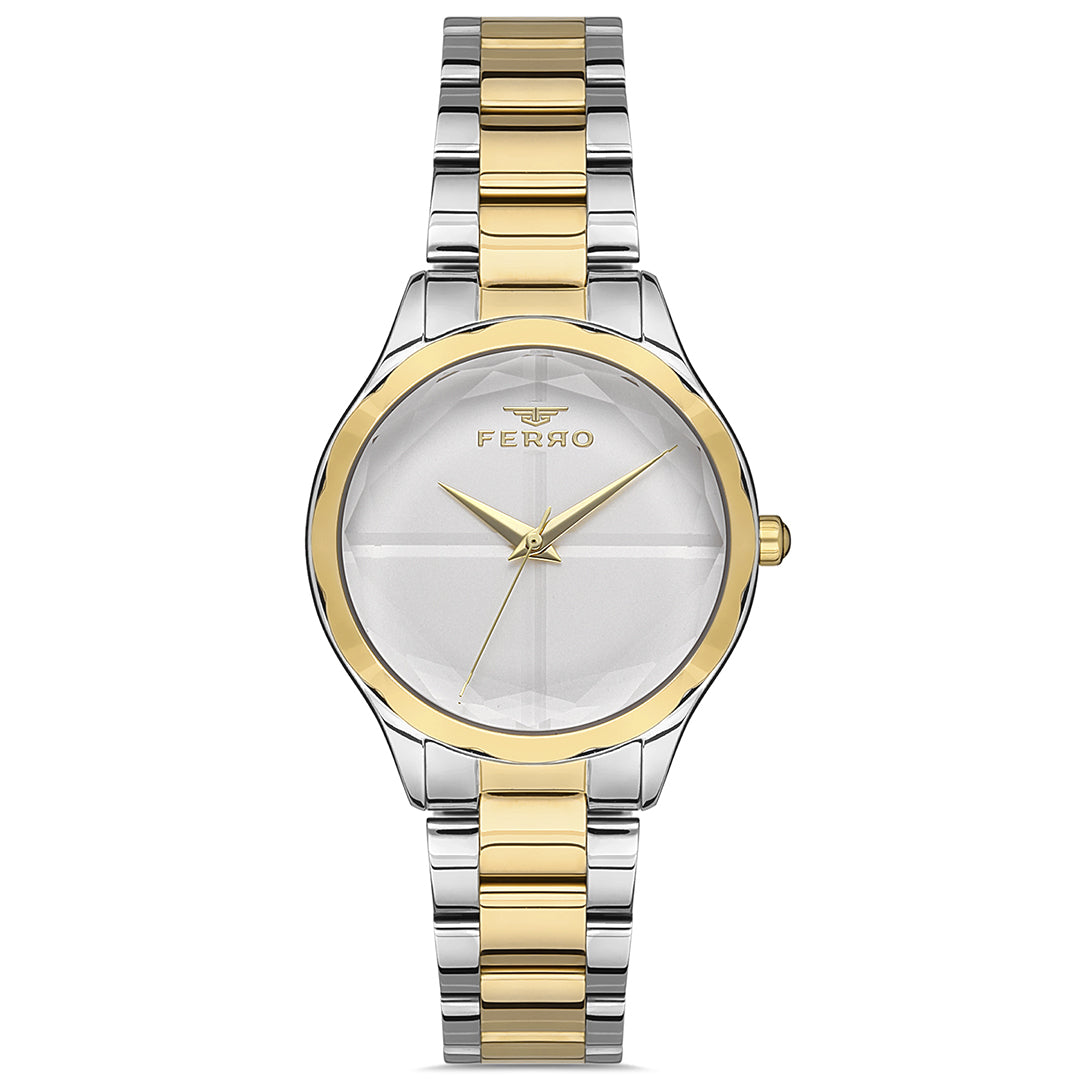 FERRO FL21250A-D SS Caseback & Band Japan Women's Watch