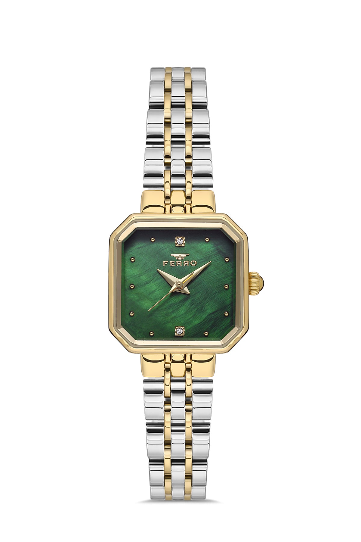 FERRO FL21384A-D6 SS Case &amp; Band Women's Watch