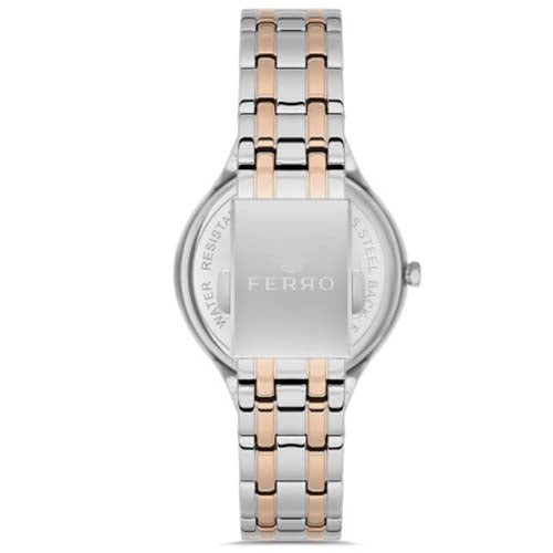 Ferro FL21467A-E Metal Case And Metal Band Women's Watch