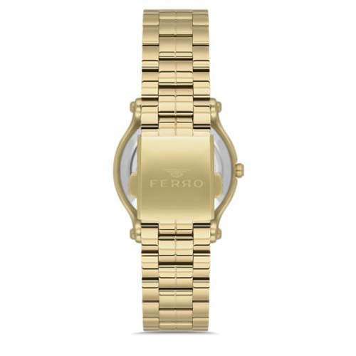 Ferro FL21478AWT-B4 Metal Case And Metal Band Women's Watch