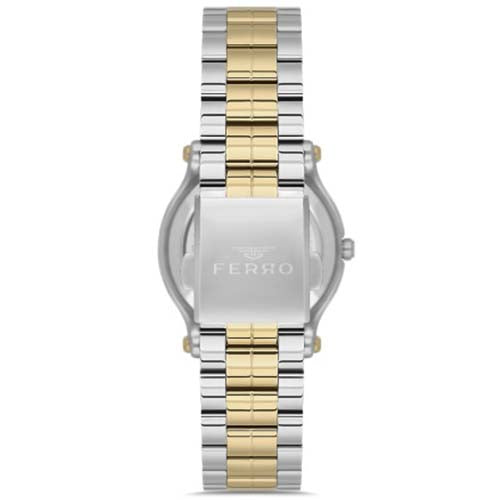 Ferro FL21478AWT-D Metal Case And Metal Band Women's Watch