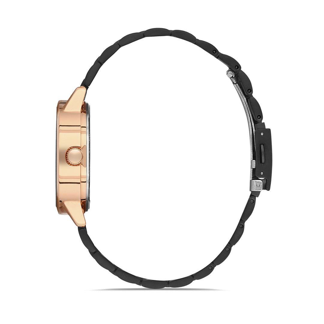 FERRO FM81886A-R SS Caseback & Band Multifunction Women's Watch