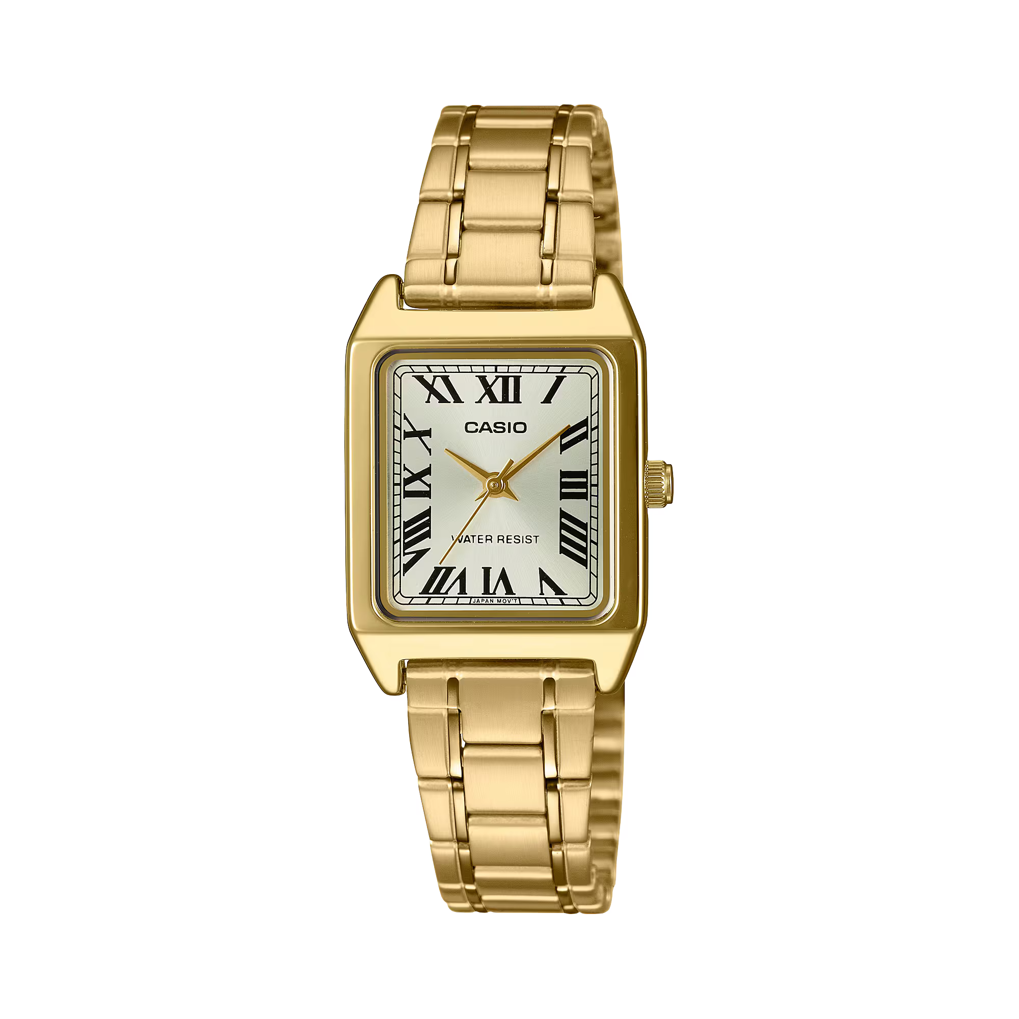 Casio LTP-V007G-9BUDF Gold Ion Plated Case SS Band Women's Watch