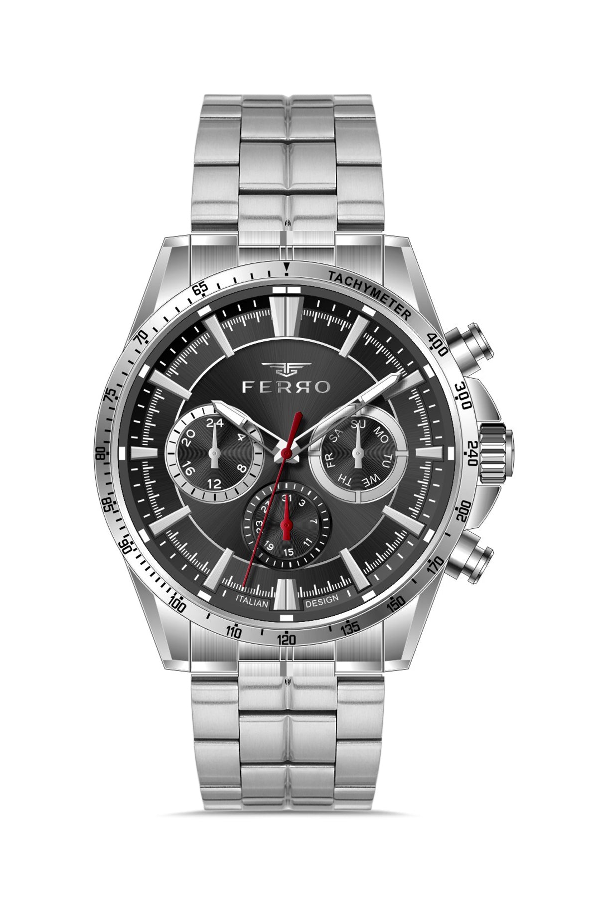 FERRO FM40139A-A2 Super Metal Case & S Band Men's Watch