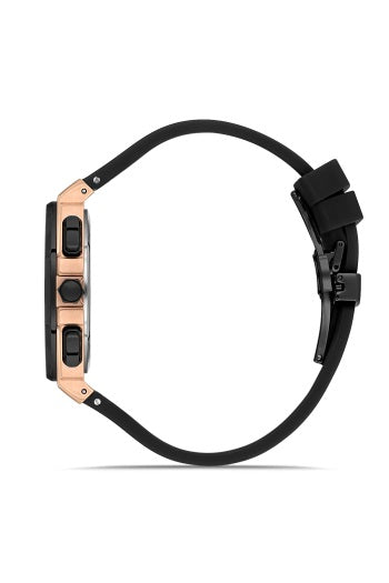 FERRO FM43001D-R SS Case & Silicone Band Men's Watch