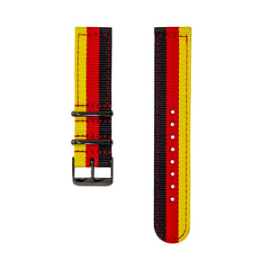 BLADE Black-Red-Yellow NATO Strap