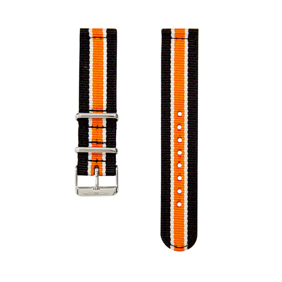 BLADE Black-Orange-White NATO Strap