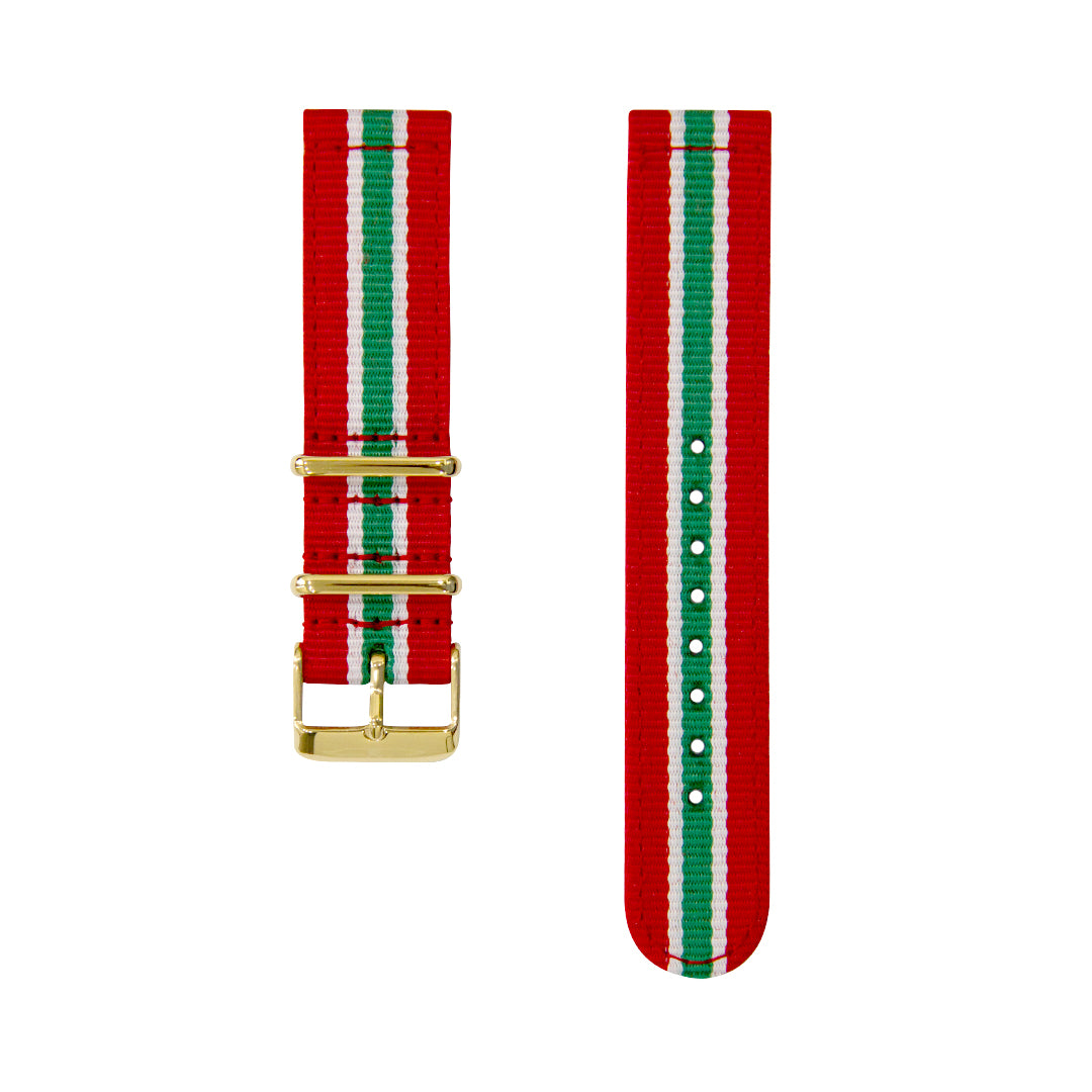 BLADE Red-Green-White NATO Strap