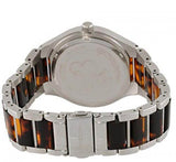 Blade Women's Acetate Dial Stainless Steel Band & Case With Acetate Analog Watch 15-3198L Brown 3