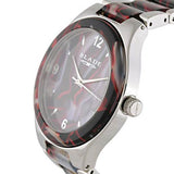 Blade Women's Acetate Dial Stainless Steel Band & Case With Acetate Analog Watch 15-3198L Red 2