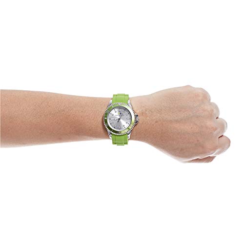 Bart & Melon Unisex Green Dial Green Silicon Band Analog Watch 12-NU010-SEE 2