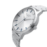 Blade men's Silver Dial Stainless Steel Case and Band Urban White 3