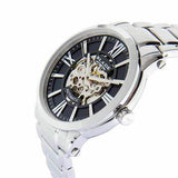 Blade men's Black Dial Stainless steel Case and Band Skeleton Autom atic Mechanical Volare SS Black  2