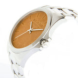 Blade Tan Leather Dial Stainless Steel Watch 2