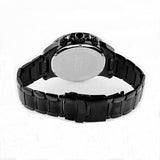 Blade men's Black Dial Black Plated Stainless Steel Case and Band Dual Time Multi function Virtuoso Imprint 3