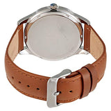 Bart & Melon Unisex White Dial Brown Leather Band Analog Watch 15-DG013-2SWO 3