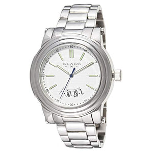Blade Men's White Dial Stainless Steel Watch 10-3269G-SW 1