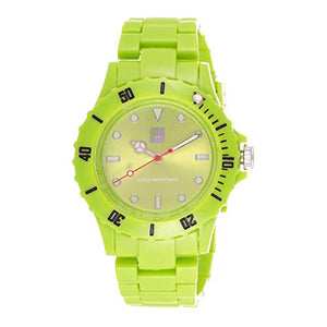 Bart & Melon Unisex Green Dial Green polycarbonate case and Band Analog Watch 11-NG001-Green 1
