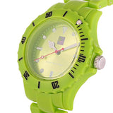 Bart & Melon Unisex Green Dial Green polycarbonate case and Band Analog Watch 11-NG001-Green 2