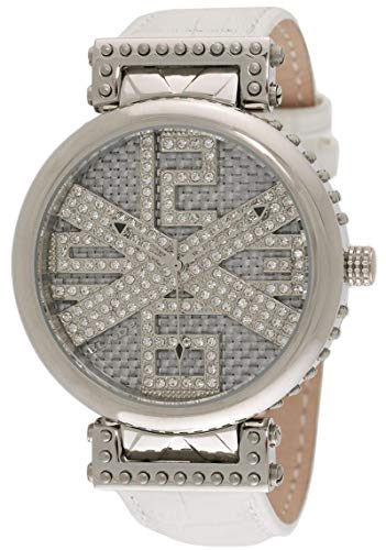 BLADE Men's Grey Dial Croco Design Leather Watch - 10-3251G-SSW 1