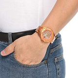 Blade Men's Orange Dial Hi-Tech Aluminum Strap Analog Watch 13-3148G-OO 2