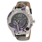 Blade Women's Genuine Leather Stainless Steel Back Analog Watch 15-3260L-SV 1