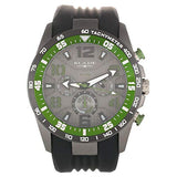Blade Men's Grey Dial Silicon Strap Chronograph Watch 30-3383G-NNGn 1