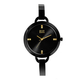 Eliz women's Black Dial Black plated case and Band Analog Watch ES8539L2NNN 1