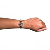 Eliz Women's Black Dial Gold plated Stainless Steel Case Bracelet Band Watch ES8641L2GNG 3
