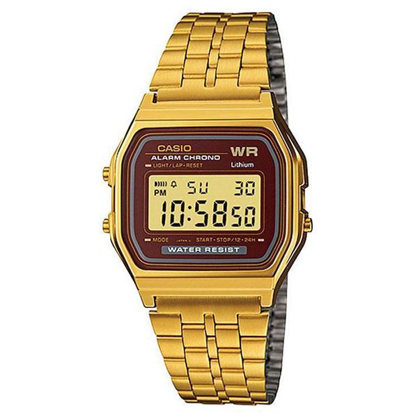 Casio Gold Plated LED Illuminator Watch A159WGEA-5D