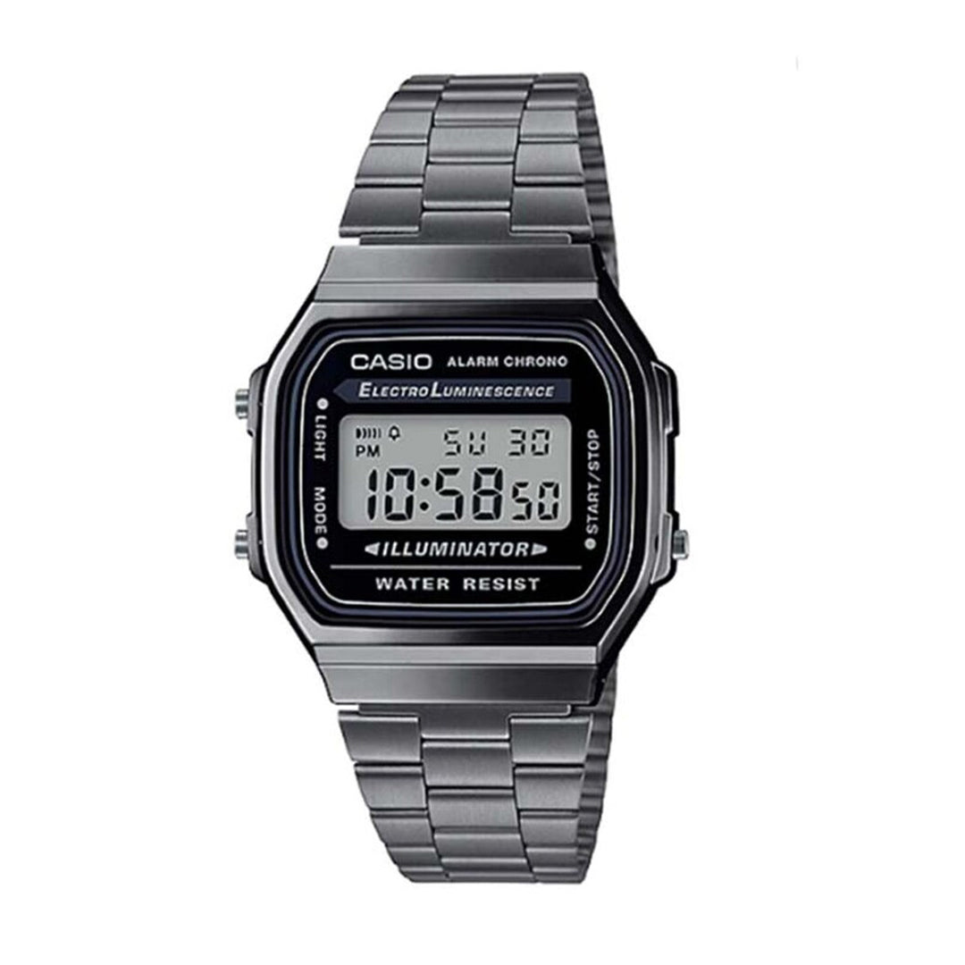 Casio Vintage Series Digital Black Dial Unisex's Watch-A168WGG-1ADF