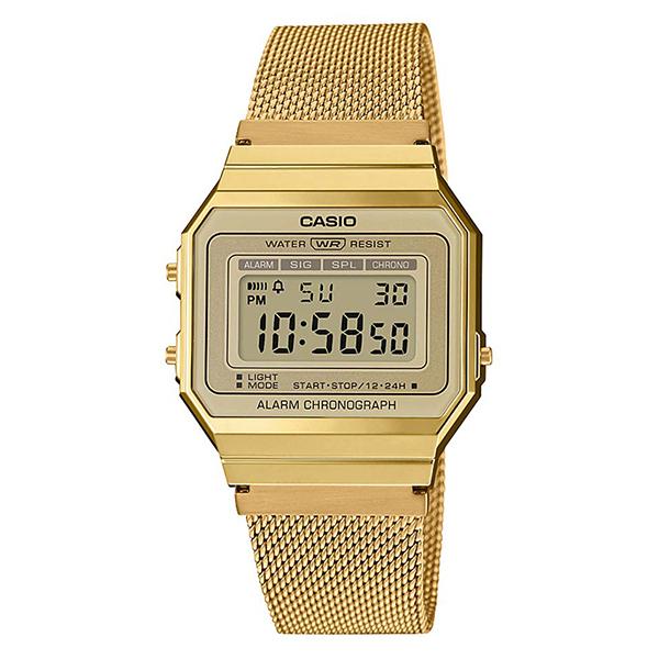 CASIO  Gold Plated Digital Watch - A700WMG-9ADF