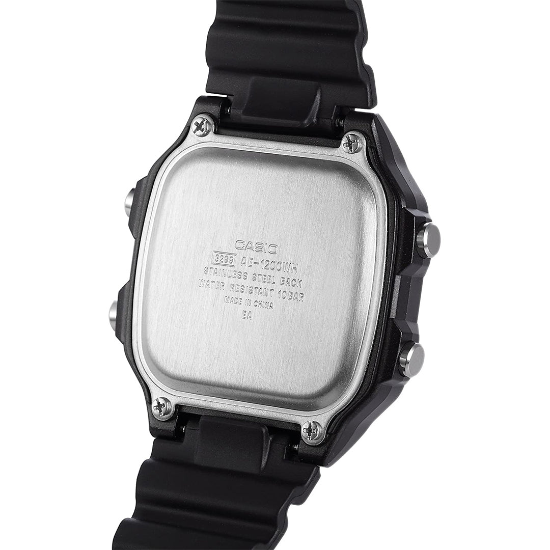 Casio Men's Digital Dial Resin Band Watch - AE-1200WH-1BVDF