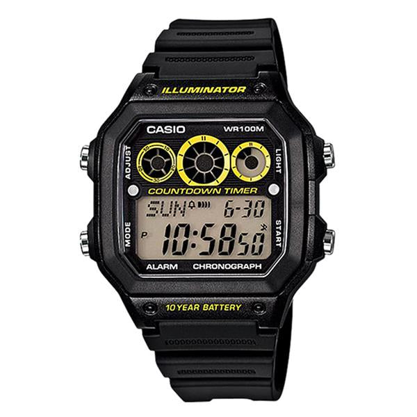 CASIO Men's Illuminator Digital Watch - AE-1300WH-1A 