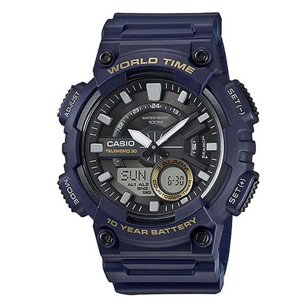 Casio World Time Analog Digital Watch - AEQ-110W-2A