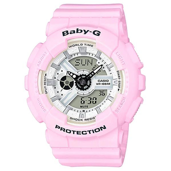 G-SHOCK Womens Analog Digital Watch - BA-110BE-4ADR