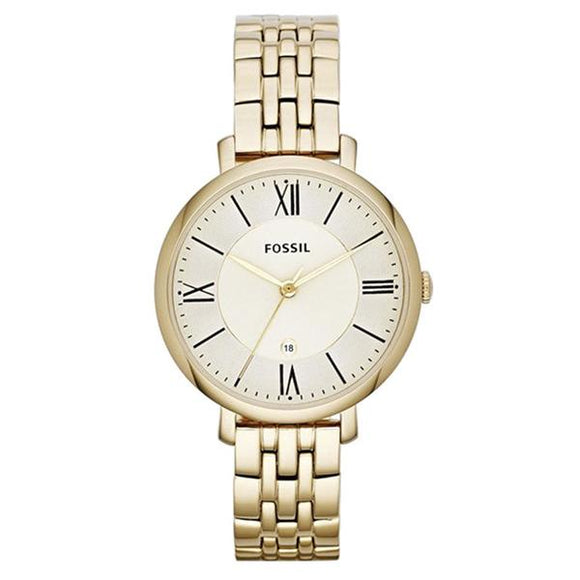 Fossil Women's Gold Plated Stainless Steel Analog Watch - ES3434
